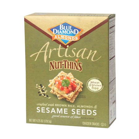Blue Diamond Blue Diamond Artisan Nut Thins - Sesame Seed, PK12 10909